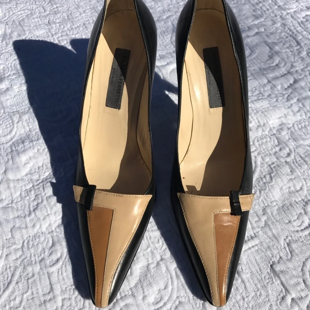 ALBERTA FERRETTI**Black Stilleto**US 6.5 $780 - Picture 4 of 7